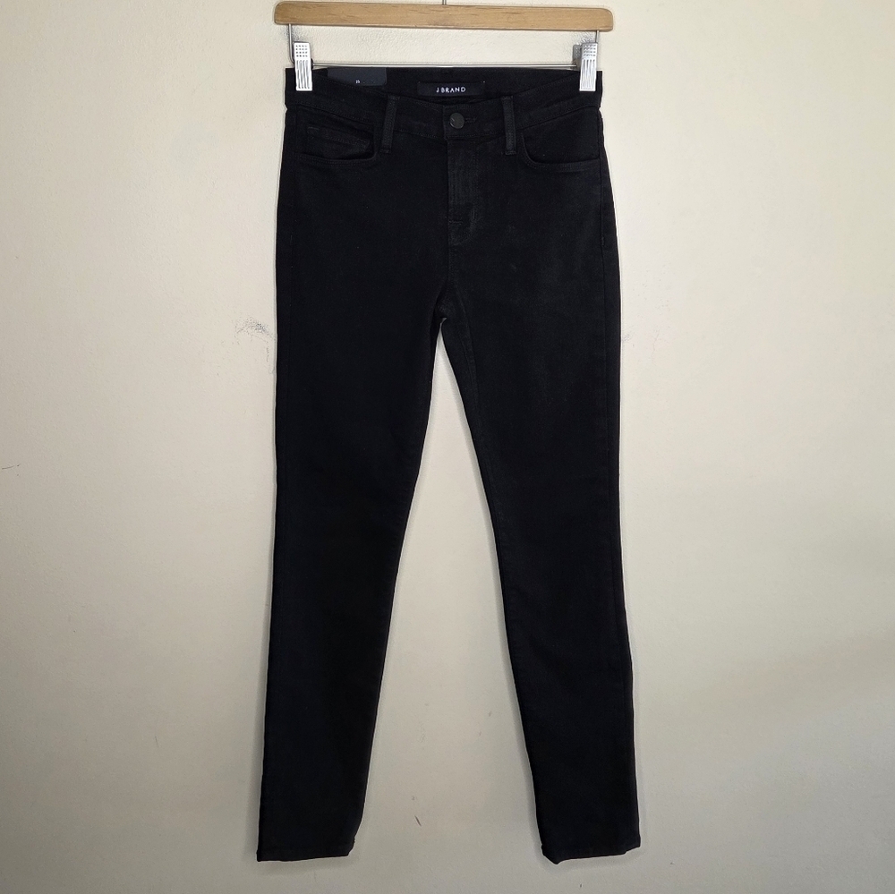 NWT J Brand | Black Shadow Low Rise Ankle Skinny Jeans Size 25